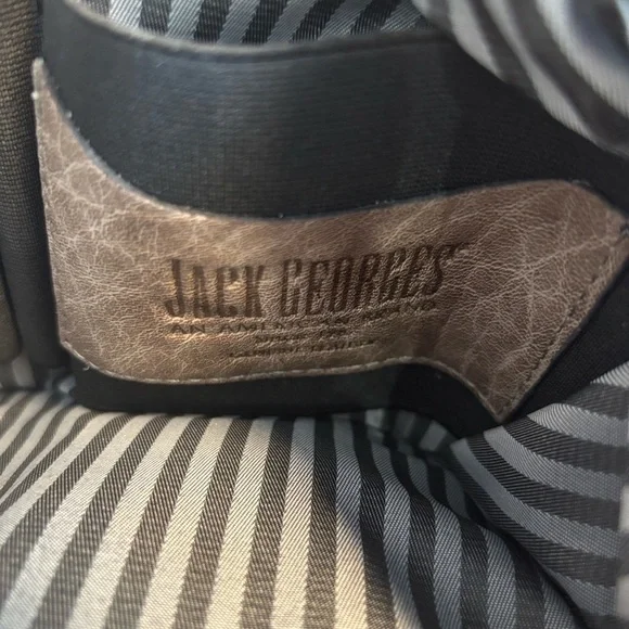 Jack Georges Brown Leather Backpack - Picture 5 of 10